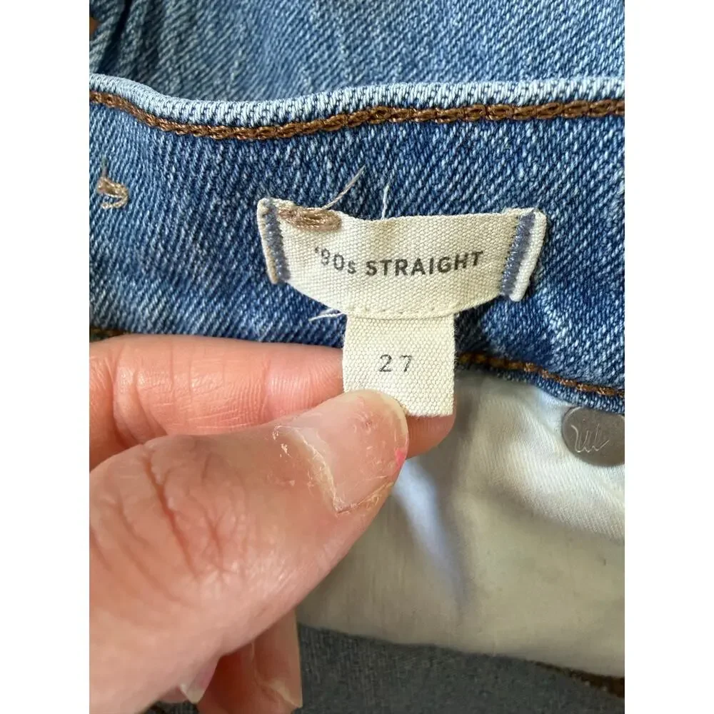Madewell Jeans Women’s 90s Straight Leg Medium Wash Size 27 - Picture 6 of 8
